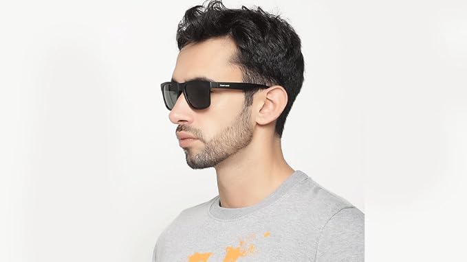 Fastrack *380-390 UV protected Square Sunglasses for Men - Image 4