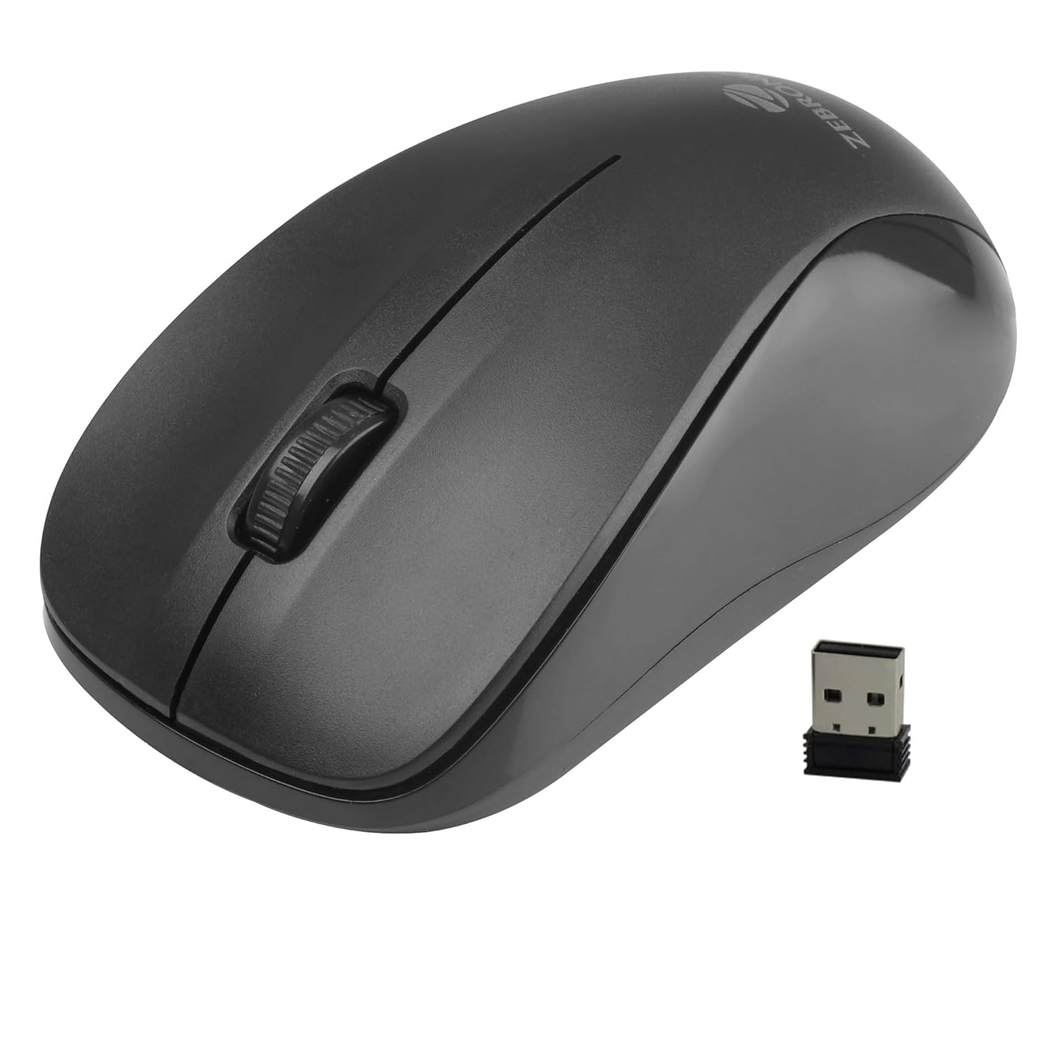 ZEBRONICS Companion 107 2.4GHz Wireless Keyboard & Mouse Combo, 104 Keys, UV Printed keycaps, 12 Integrated Multimedia Keys, 3 Button Mouse, 1200 DPI, High Precision, Advanced Optical Sensor (Black) - Image 2