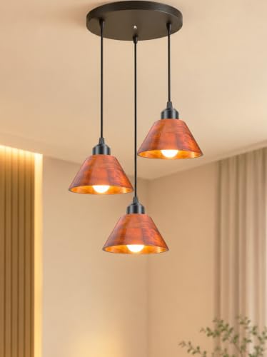 LUZLANE - Handcrafted Wooden Light Chandelier Cluster for Living Room